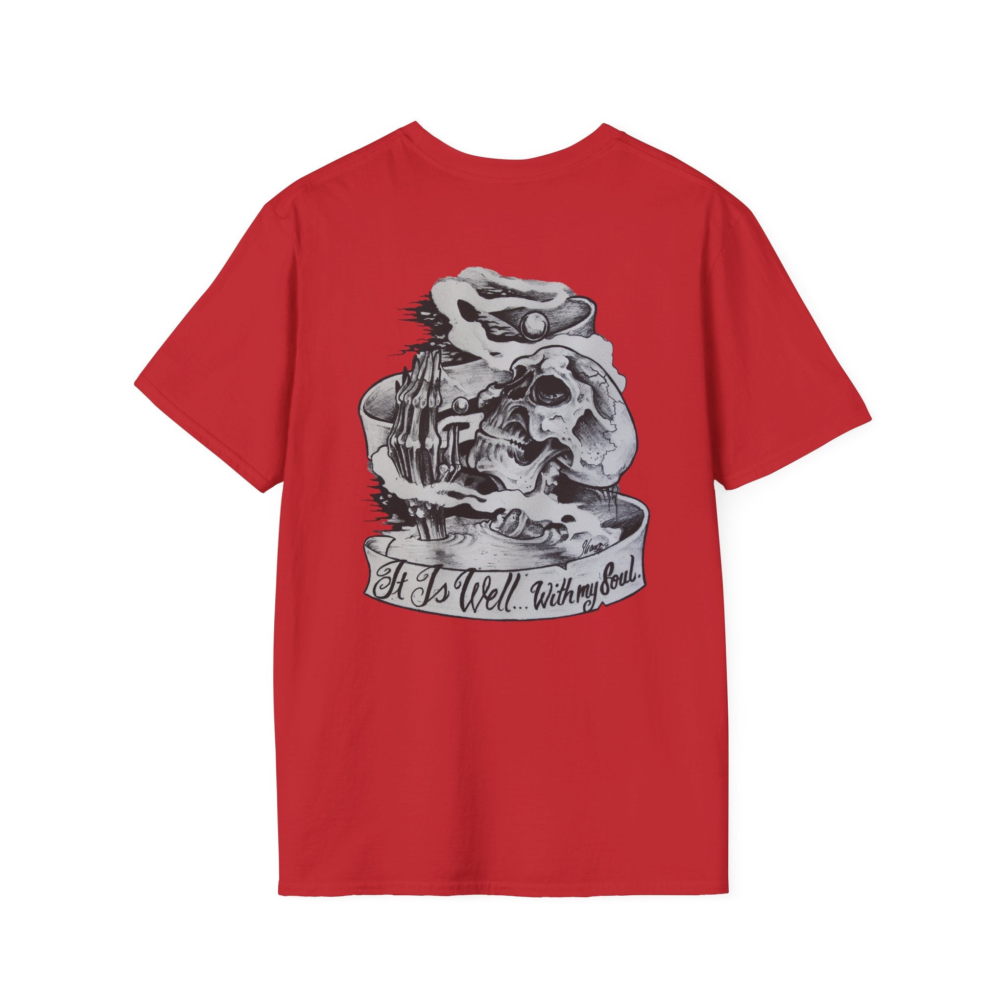Anchored to Tattoos Pocket Logo T‑Shirt