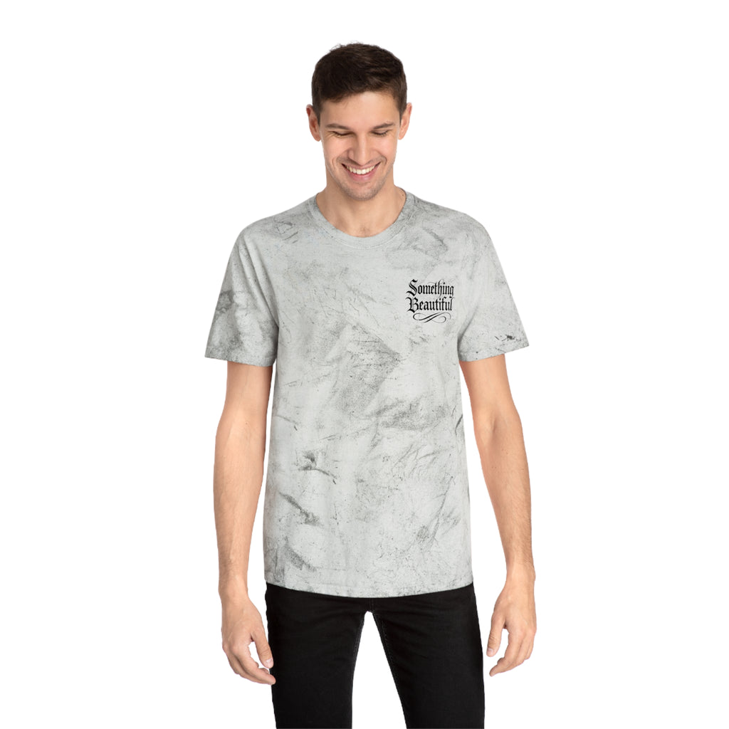 Tie-Dye 'Something Beautiful' T-Shirt — Mountain Tattoo Graphic