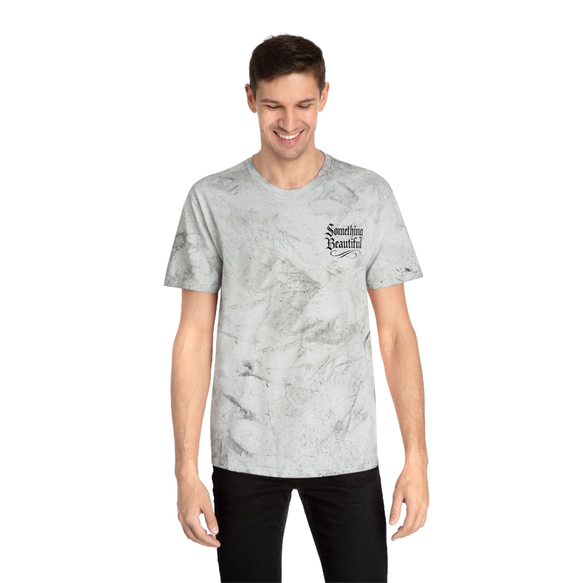 Tie-Dye 'Something Beautiful' T-Shirt — Mountain Tattoo Graphic
