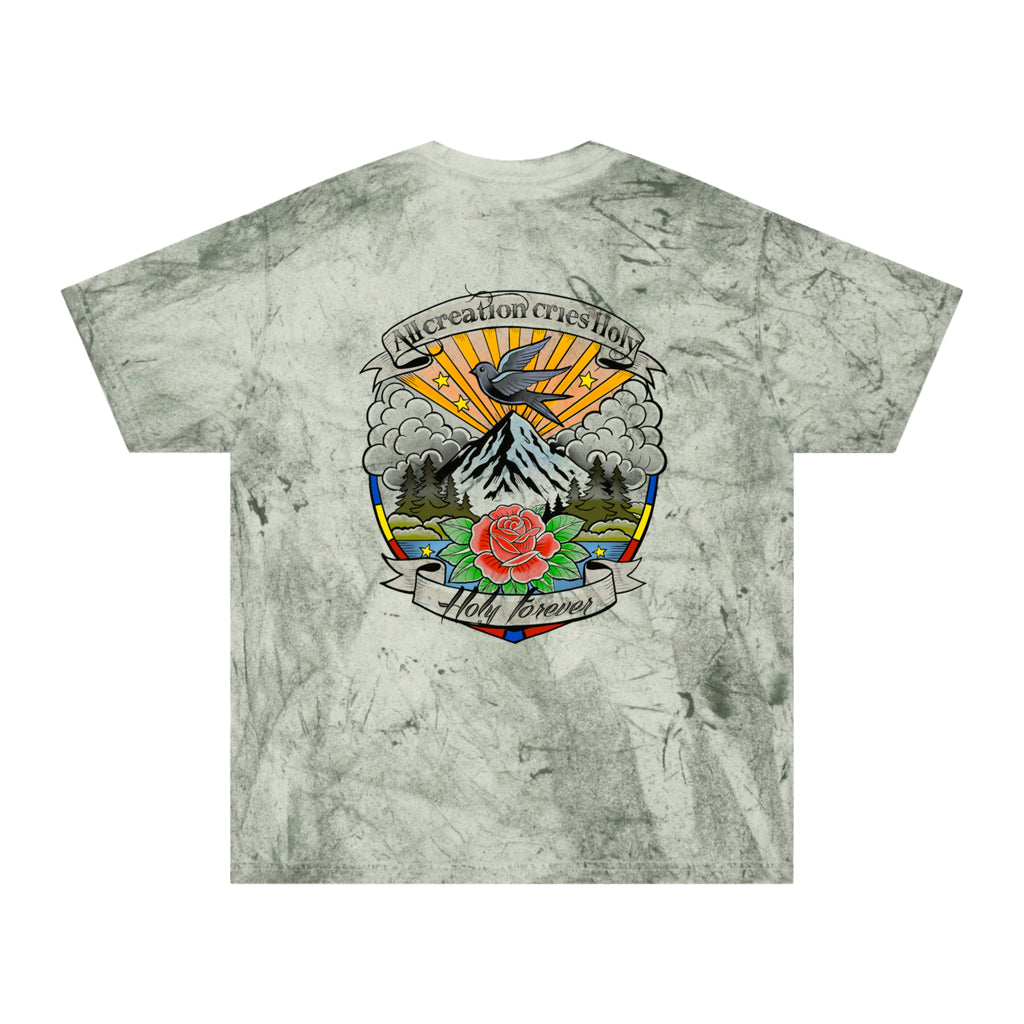 Tie-Dye 'Something Beautiful' T-Shirt — Mountain Tattoo Graphic