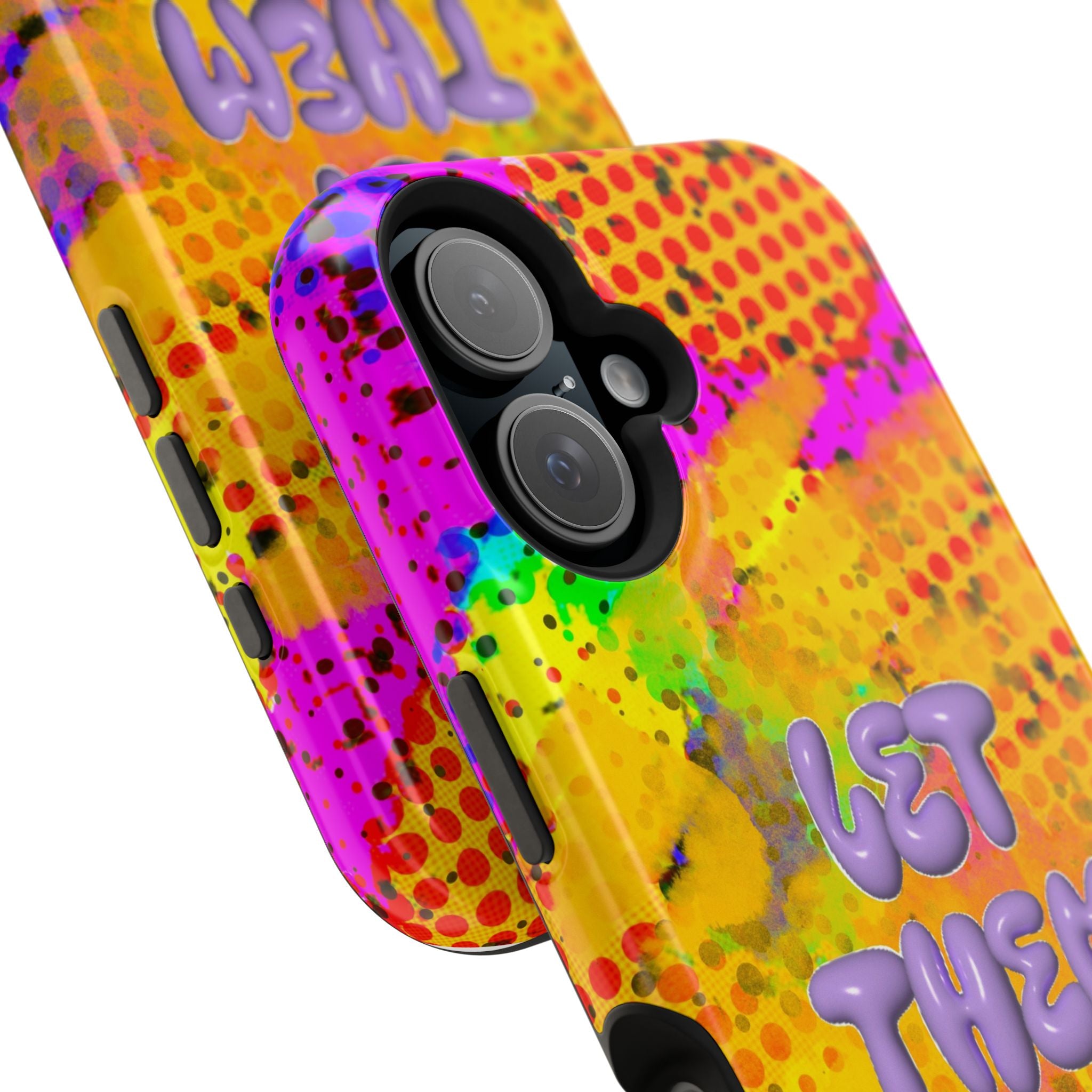 Phone Case — Colorful Pop Art “Let Them” Magnetic Impact-Resistant Case
