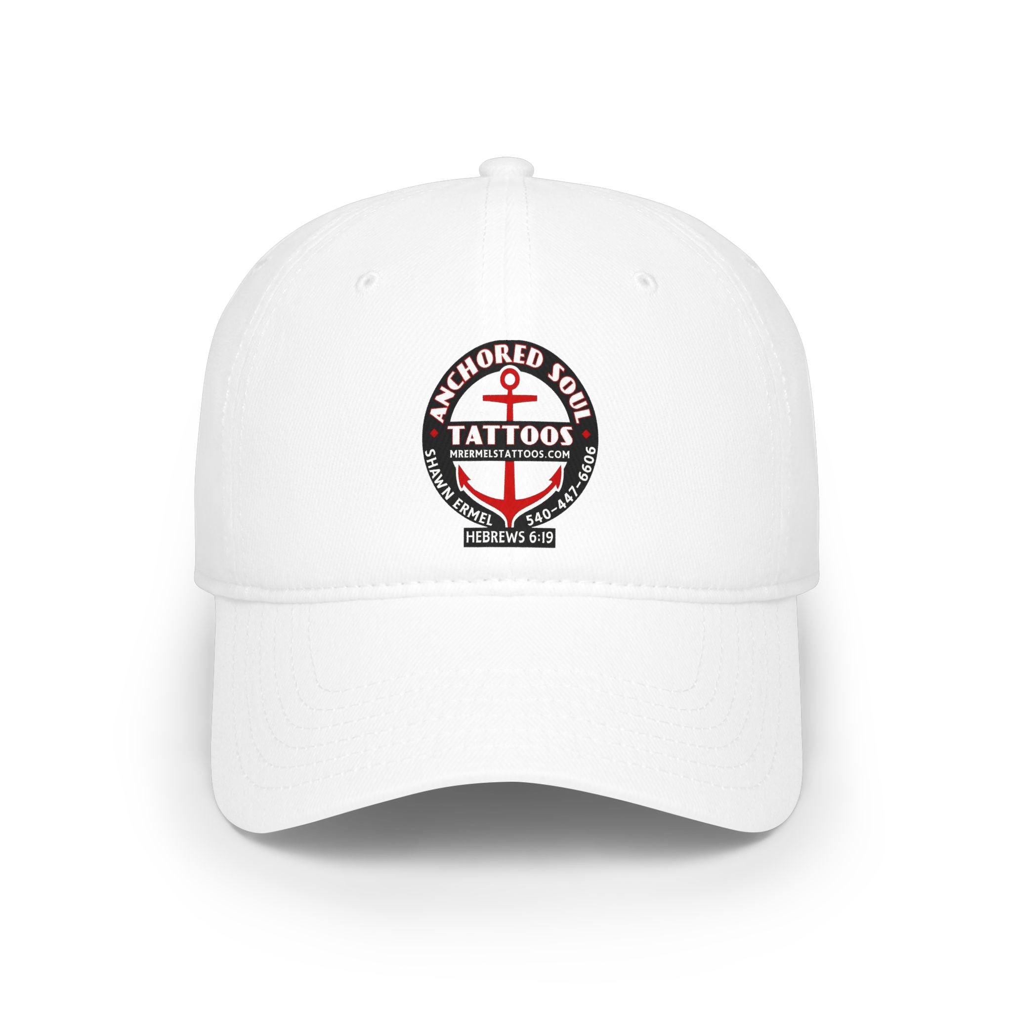 Anchored Soul Tattoos Baseball Cap — Vintage Anchor Tattoo Logo Hat