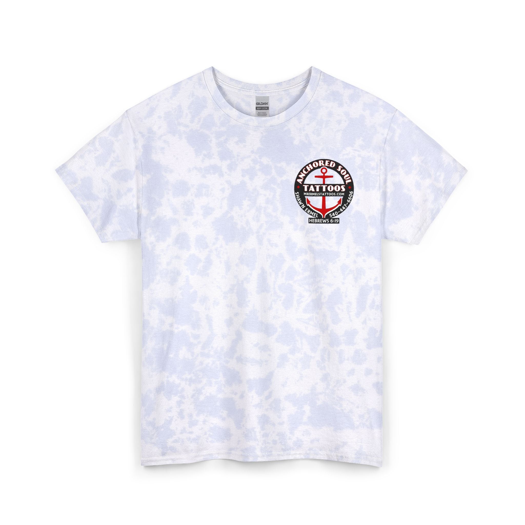 Tie-Dye Skull Tattoo Tee — "It Is Well With My Soul" Cotton T-Shirt