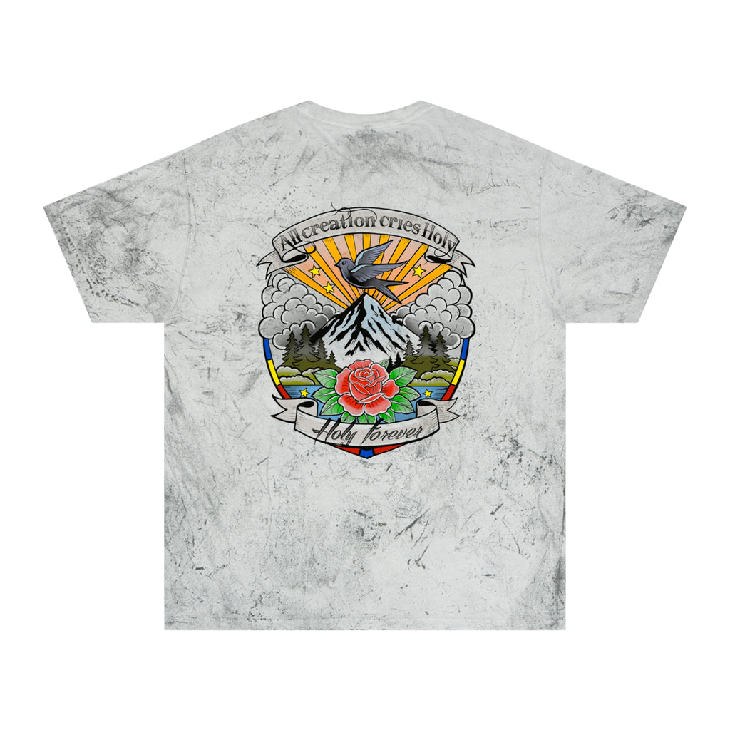 Tie-Dye 'Something Beautiful' T-Shirt — Mountain Tattoo Graphic
