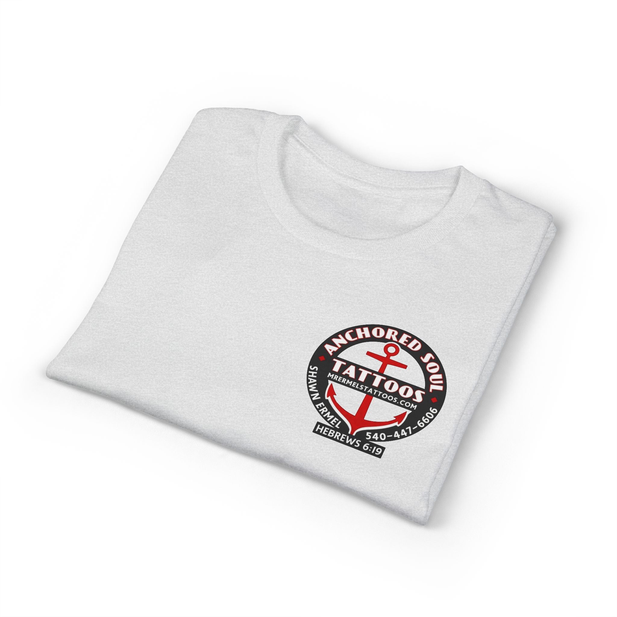 Tattoo Skull Anchor T-Shirt — "All Is Well" Sailor Nautical Graphic Tee